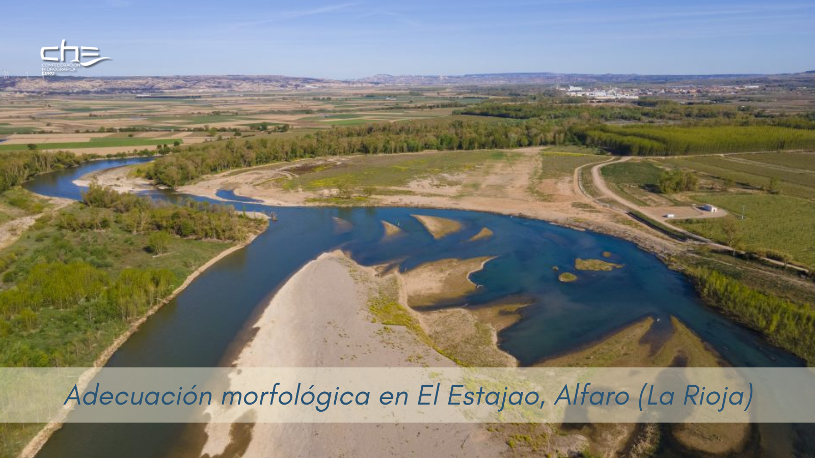 Imagen noticia - Concluye la adecuación morfológica y restauración ambiental del Ebro en El Estajao, Alfaro (La Rioja)