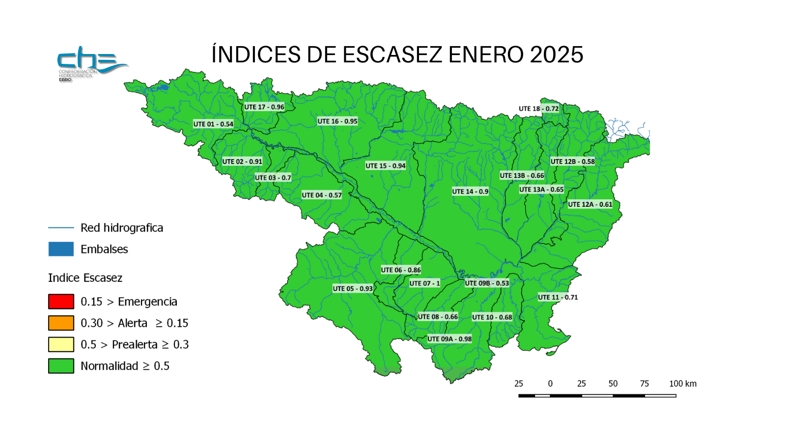 Imagen noticia - Informe de índices de sequía a 31 de enero de 2024